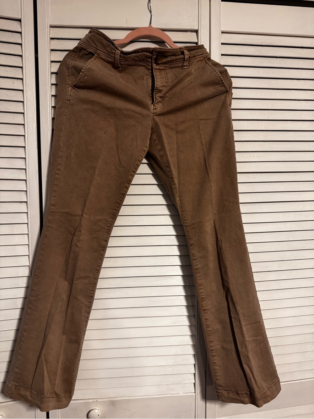 American Eagle Outfitters Brown Stretch Chinos
